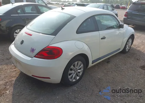 2014 Volkswagen Beetle 1.8T Entry из США, поврежденный, VIN 3VWF17AT8EM642069